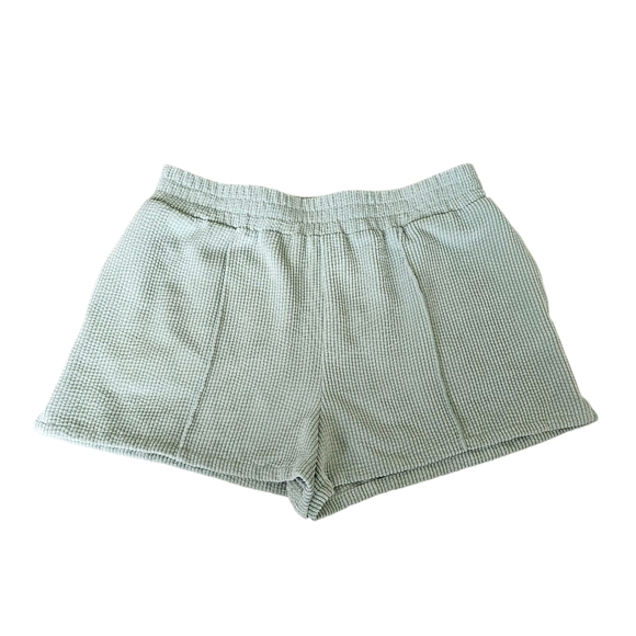 BDG Urban Outfitters Light Green Mint Corduroy Stretch Waistband Shorts - Picture 1 of 5